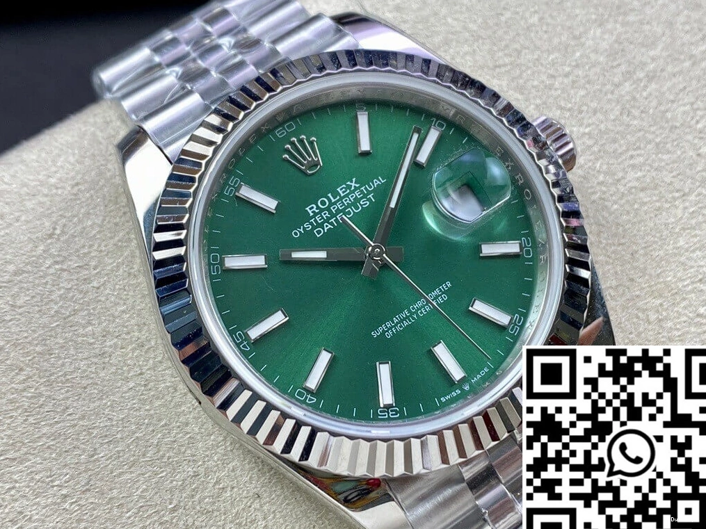 EW Dial M126334-0028 Factory Datejust Green Rolex 1013